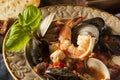 Homemade Italian Seafood Cioppino