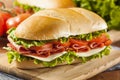 Homemade Italian Sub Sandwich Royalty Free Stock Photo