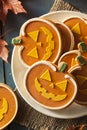 Homemade Jack O'lantern Pumpkin Cookie Royalty Free Stock Photo