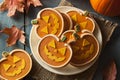 Homemade Jack O'lantern Pumpkin Cookie Royalty Free Stock Photo