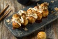 Homemade Japaense Octopus Takoyaki Royalty Free Stock Photo