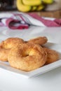 Homemade ketogenic diet cheese bagels