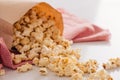 Homemade Kettle Corn Popcorn in a Bag Royalty Free Stock Photo