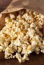 Homemade Kettle Corn Popcorn Royalty Free Stock Photo