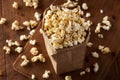 Homemade Kettle Corn Popcorn Royalty Free Stock Photo