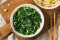 Homemade Korean Spinach Sigeumnchi Namul Royalty Free Stock Photo