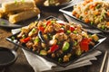 Homemade Kung Pao Chicken Royalty Free Stock Photo