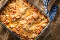 Homemade lasagne bolognese Royalty Free Stock Photo