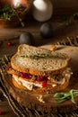 Homemade Leftover Thanksgiving Sandwich