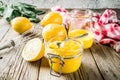 Homemade lemon curd Royalty Free Stock Photo