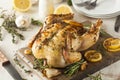 Homemade Lemon and Herb Whole Chicken