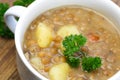 Homemade Lentil Soup Royalty Free Stock Photo