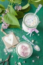 Homemade lilac sugar