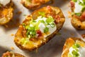 Homemade Loaded Crispy Potato Skins