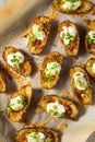 Homemade Loaded Crispy Potato Skins