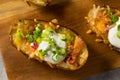 Homemade Loaded Crispy Potato Skins