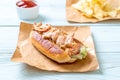 homemade lobster roll