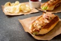 homemade lobster roll