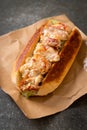 homemade lobster roll