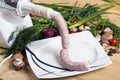 Homemade Making Sausage Royalty Free Stock Photo