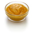 Homemade mango amba sauce, israeli condiment