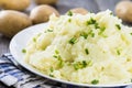 Homemade Mashed Potatoes Royalty Free Stock Photo