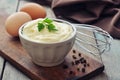 Homemade mayonnaise Royalty Free Stock Photo