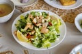 Homemade mediterranean food on table