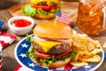 Homemade Memorial Day Hamburger Picnic