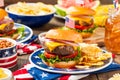 Homemade Memorial Day Hamburger Picnic