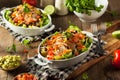 Homemade Mexican Chicken Burrito Bowl Royalty Free Stock Photo