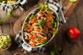 Homemade Mexican Chicken Burrito Bowl Royalty Free Stock Photo