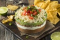 Homemade Mexican 7 Layer Dip Royalty Free Stock Photo
