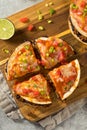 Homemade Mexican Pizza Quesadilla Royalty Free Stock Photo