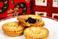 Homemade mince pies. Royalty Free Stock Photo