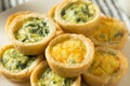 Homemade Mini Egg Quiches Royalty Free Stock Photo