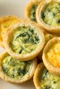 Homemade Mini Egg Quiches Royalty Free Stock Photo