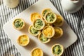 Homemade Mini Egg Quiches Royalty Free Stock Photo