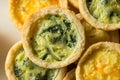 Homemade Mini Egg Quiches Royalty Free Stock Photo