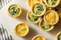 Homemade Mini Egg Quiches Royalty Free Stock Photo