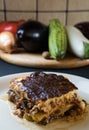 Homemade moussaka