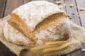 Homemade multigrain sourdough bread