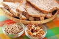 Homemade multiseed bread Royalty Free Stock Photo