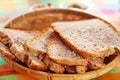 Homemade multiseed bread Royalty Free Stock Photo