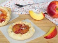 Homemade nectarine pies