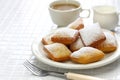 Homemade new orleans beignet Royalty Free Stock Photo