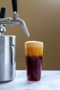 Homemade nitro cold brew coffee