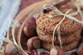 Homemade oat cookies