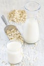 Homemade oat milk Royalty Free Stock Photo