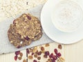 Homemade Oatmeal cookie diet Royalty Free Stock Photo